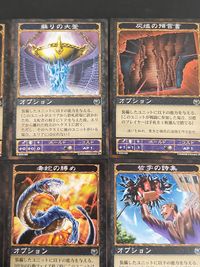 神の記述 カード まとめ オプション 冥界の衣 蘇りの大釜 灰燼の預言書 天に仇なす妖刀 毒蛇の縛め 哲学の詩集 聖姉妹の預言書 獣の数字 呪われた黄金の指輪 9枚 K-0212-026 K-0203-039 K-0209-028 サムネイル 5