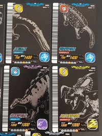 タイプチェッカー 第6紀 恐竜 カード まとめ 恐竜 イリテーター スコミムス ザルタサウルス ディロフォサウルス ウエロサウルス エイニオサウルス 8枚 食玩 サムネイル 2