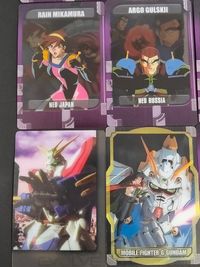 機動武闘伝Gガンダム カード まとめ キャラクター メカ シュバルツ ブルーダー マスター アジア カッシュ キョウジ レイン ミカムラ アルゴ ガルスキー ドモン カッシュ ゴッドガンダム ゴッドガンダム ドモン カッシュ 9枚 サムネイル 2