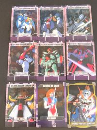 機動武闘伝 Gガンダム カード まとめ キャラクター タイトル ガンダムローズ ボルトガンダム ガンダムシュピーゲル ガンダムマックスター ネロスガンダム マスターガンダム ドラゴンガンダム ジョルジュ ド サンド 9枚 バンダイ サムネイル 1