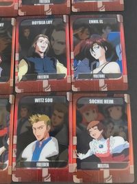 After War Gundam X 9 Cards Lot Garrod Ran Tiffa Adill Japanese Anime サムネイル 5