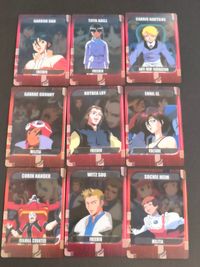 After War Gundam X 9 Cards Lot Garrod Ran Tiffa Adill Japanese Anime サムネイル 1