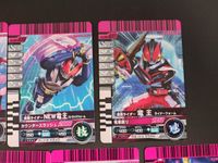 仮面ライダーバトル ガンバライド カード まとめ ヒーロー モモタロス 仮面ライダーNEW電王 ストライクフォーム 仮面ライダー電王 ライナーフォーム 仮面ライダーW サイクロンジョーカー 仮面ライダーキバ ガルルフォーム 7枚 サムネイル 2