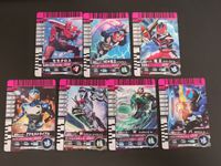仮面ライダーバトル ガンバライド カード まとめ ヒーロー モモタロス 仮面ライダーNEW電王 ストライクフォーム 仮面ライダー電王 ライナーフォーム 仮面ライダーW サイクロンジョーカー 仮面ライダーキバ ガルルフォーム 7枚 サムネイル 1