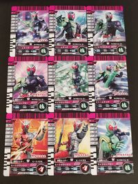 仮面ライダーW ライダーカードグミ カード まとめ ヒーロー 仮面ライダーW サイクロンジョーカー ストームキック 仮面ライダーW サイクロンジョーカー ジョーカーサイクロンキック 仮面ライダーW ヒートメタル ヒートクラッシュ サムネイル 1
