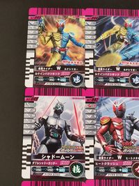 仮面ライダーバトル ガンバライド カード まとめ ヒーロー 仮面ライダーW ルナトリガー 仮面ライダーW ヒートメタル シャドームーン 仮面ライダークウガ ライジングアルティメット 仮面ライダーW サイクロンジョーカー 9枚 サムネイル 3