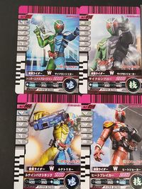 仮面ライダーW 仮面ライダー ライダーカードゲーム カード まとめ ヒーロー スーパーダッジ 仮面ライダーW サイクロントリガー 仮面ライダーW サイクロンジョーカー 仮面ライダーW サイクロンジョーカー 仮面ライダーディケイド サムネイル 3
