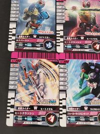 仮面ライダーW 仮面ライダーバトル ガンバライド カード まとめ ヒーロー 仮面ライダーW サイクロンジョーカー 仮面ライダーアクセル 仮面ライダーW ルナトリガー 仮面ライダーW ヒートメタル 仮面ライダーW サイクロントリガー サムネイル 5