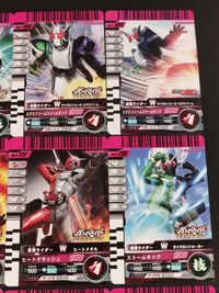 仮面ライダーガンバライド チョコスナック カード まとめ ヒーロー 仮面ライダーW サイクロンジョーカー 仮面ライダーW サイクロンジョーカーエクストリーム 仮面ライダーW ファングジョーカー 仮面ライダーW ヒートメタル 9枚 サムネイル 2