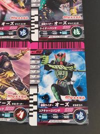仮面ライダーオーズ 丸大食品ヒーロー カード まとめ ヒーロー 仮面ライダーオーズ タトバコンボ 仮面ライダーオーズ タカトラーター 仮面ライダーオーズ タカキリバ 9枚 No.P-155 No.P-154 No.P-150 食玩 サムネイル 5