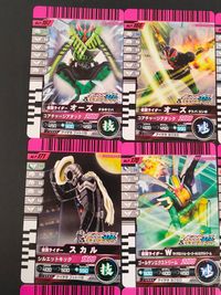 仮面ライダーバトル ガンバライジング チョコスナック カード まとめ ヒーロー 仮面ライダーオーズ タカキリバ 仮面ライダーオーズ タトバコンボ 仮面ライダーオーズ サゴーゾコンボ 仮面ライダースカル リュウタロス ウラタロス サムネイル 3