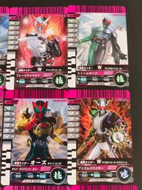 仮面ライダーバトル ガンバライド カード まとめ ヒーロー モモタロスイマジン 仮面ライダーW サイクロンジョーカーエクストリーム プリズムトルネード 仮面ライダーW ファングジョーカー ブレードテンペスト 12枚 バンダイ サムネイル 2