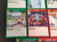 ミラバト ミラクルバトルカードダス ワンピース カード まとめ キャラクター アクション ナミ 仲間の絆 サンダーボルト=テンポ ゴムゴムの実 ゴムゴムの銃 マーガレット ジンベエ モンキー D ルフィ ボア マリーゴールド サムネイル 5