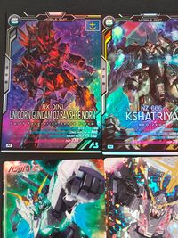 機動戦士ガンダムUC アーセナルベース ガンダムトライエイジ カード まとめ モビルスーツ パイロット ユニコーンガンダム02 バンシィ ノルン クシャトリヤ マリーダ クルス ユニコーンガンダム バナージ リンクス シナンジュ サムネイル 4