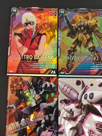 ガンダムトライエイジ カード まとめ パイロット モビルスーツ クワトロ バジーナ 百式 カミーユ ビダン サイコガンダム キュベレイ リ ガズィ ケンプファーアメイジング クリスチーナ マッケンジー ガンダムNT-1 9枚 サムネイル 4
