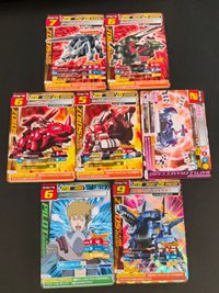 ゾイドDS ZOIDS DS カード まとめ ゾイド バトルチャンス パイロット ダーニッヒウルフ ライトニングサイクス レッドホーン セイバータイガー トーマ 凱龍輝 7枚 11/52 19/52 16/52 20/52 食玩 サムネイル 1