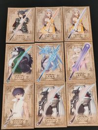 シャイニングウィンド カード まとめ 武器 エクセリオン 日輪烈光 雪月華 アマツナミ 七天竜牙 竜尾扇 サイファス エクナバード 9枚 48 SEGA/movic コレクション