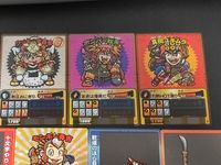 戦国大合戦カードゲーム カード まとめ バトル アイテム ウツキー宇喜多 ボンバー松永 真田ユキムラ モンキー秀吉 真田のオヤジ 長宗我部バット 武士の軍配 7枚 食玩 サムネイル 2