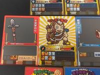 戦国大合戦カードゲーム カード まとめ バトル アイテム ウツキー宇喜多 ボンバー松永 真田ユキムラ モンキー秀吉 真田のオヤジ 長宗我部バット 武士の軍配 7枚 食玩 サムネイル 3