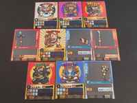 戦国大合戦カードゲーム カード まとめ バトル アイテム ウツキー宇喜多 ボンバー松永 真田ユキムラ モンキー秀吉 真田のオヤジ 長宗我部バット 武士の軍配 7枚 食玩 サムネイル 1