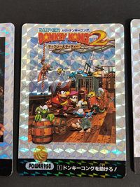 スーパードンキーコング2 ディクシー ディディー カード まとめ プリズム ディディーコング ディクシーコング ディディーコング 3枚 4 1 3 任天堂 カードダス ジャングル大図鑑 サムネイル 4