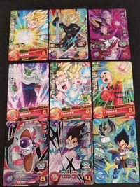 SDBH スーパードラゴンボールヒーローズ カード まとめ ヒーロー:打撃 バーサーカー:打撃 ヒーロー:気弾 エリート:気弾 孫悟空:GT トランクス:ゼノ 魔人ブウ:純粋悪 ピッコロ クリリン フリーザ ベジータ 9枚 サムネイル 1
