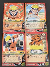 ナルトカードゲーム NARUTO カードゲーム カード まとめ 忍者 うずまきナルト ガマ吉 4枚 忍-136 忍-205 忍-118 忍-175 バンダイ TCG サムネイル 1