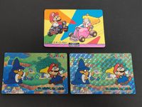 スーパーマリオ バンプレスト カード まとめ スーパーマリオカート スーパーマリオワールド キラ スピードオーバーだよ! マリオ ピーチ マリオ VS カメック 3枚 11 バンプレスト 食玩 景品 サムネイル 1