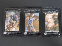 FFXIII ライトニングリターンズ ファイナルファンタジーXIII カード まとめ オリジナル 集合イラスト ファング ライトニング 3枚 グリコ 食玩 オリジナル サムネイル 1