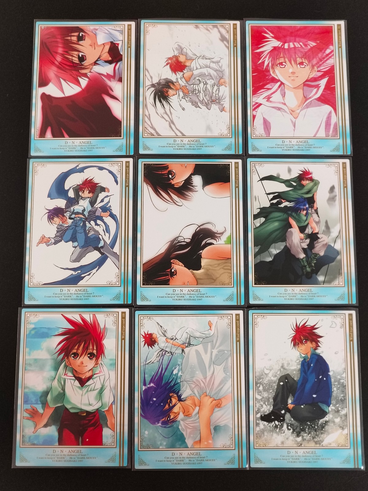 DNエンジェル D N ANGEL カード まとめ WIND TYPE CARD 大助 ダーク 9枚 角川書店 トレーディング