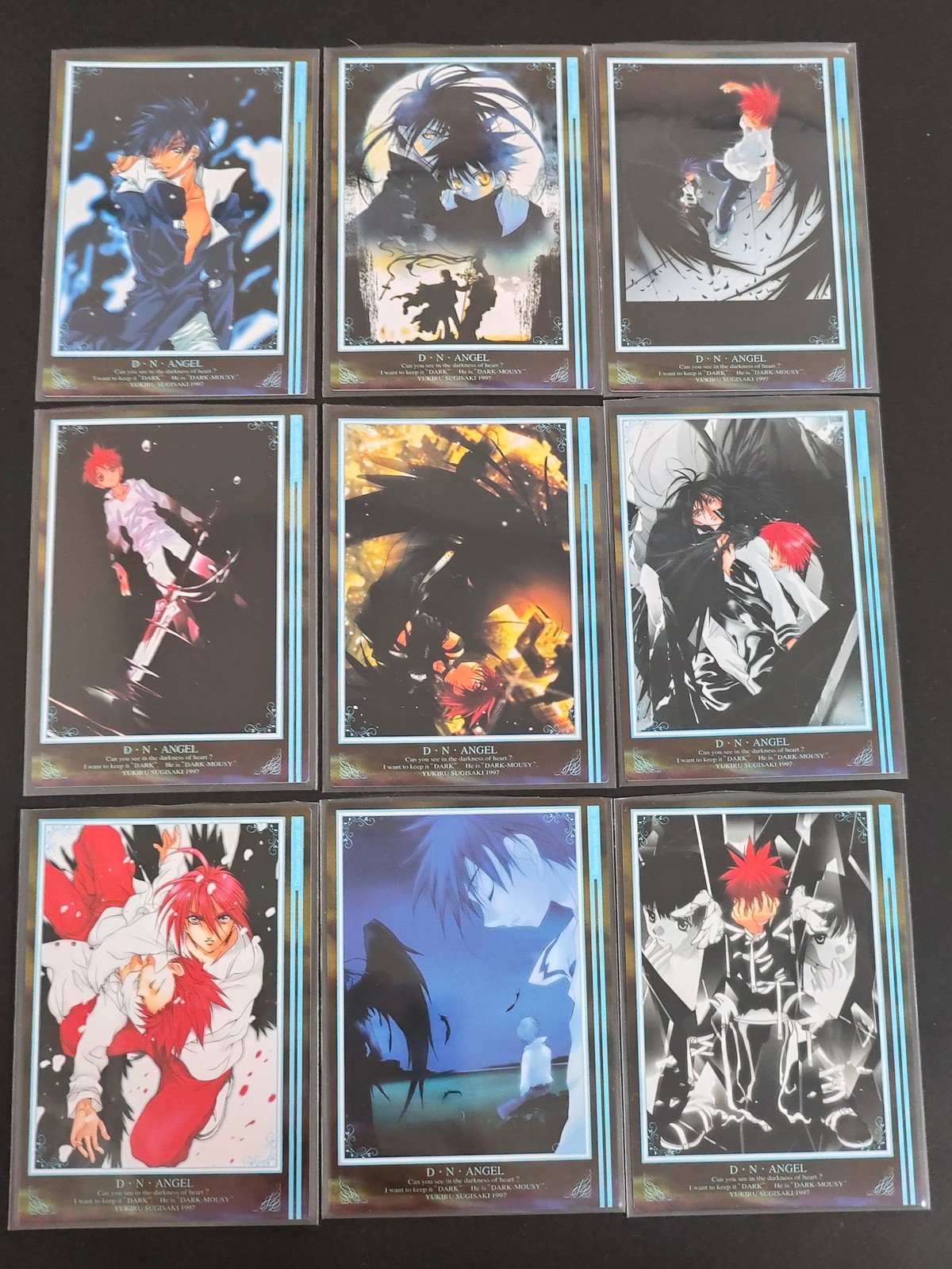 DNエンジェル D N ANGEL カード まとめ DARKNESS TYPE CARD フリーデルト 日渡 怜 ダーク 丹羽 大助 丹羽 小助 9枚 R-75 R-74 R-73 R-78 R-77 R-76 R-81 R-80