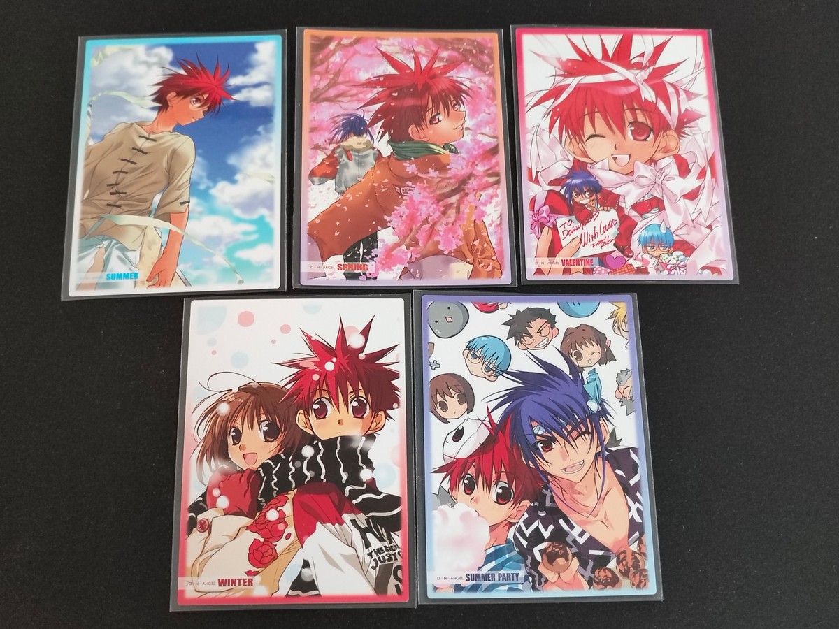 D N ANGEL カード まとめ シーズン SUMMER SPRING VALENTINE WINTER SUMMER PARTY 5枚 R-84 R-83 R-82 R-86 R-85 角川書店