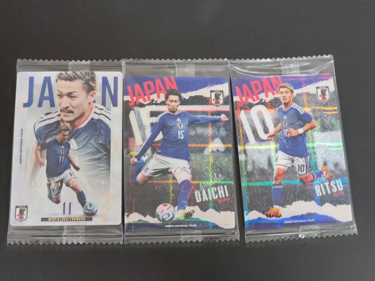 JFA サッカー日本代表オフィシャルトレーディング カード まとめ 前田大然 鎌田大地 堂安律 3枚 2-37 2-12 2-16 バンダイ 食玩