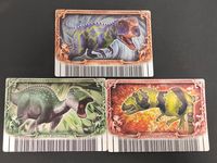 古代王者 恐竜キング カード まとめ 恐竜 ルゴブス エドモントサウルス メトリアカントサウルス 3枚 セガ アーケード