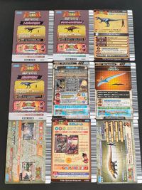 古代王者 恐竜キング カード まとめ 恐竜 超わざ トルヴォサウルス シャントゥンゴサウルス ケラトサウルス ゴルゴサウルス 激流封印 朋鋼翼撃 爆炎大砲 大地土盾 エドモントニア 9枚 第6紀 009-竜 第6紀 013-竜 サムネイル 6
