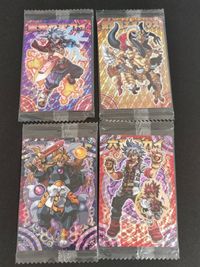 神羅万象チョコ カード まとめ 電光石火カイ 黄金竜エメリウス 破壊王子カナト 六道拳カイ 4枚 ZX 046 ZX 045 ZX 072 ZX 050 バンダイ 食玩 チョコレート サムネイル 1