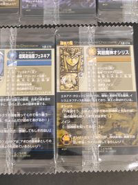 神羅万象チョコ 九邪編 カード まとめ 灼炎王アポロ 巨星男爵スターロン 魂送子爵ハーレクイン 虚傀星ノイン 絡繰子爵ベトルーシュカ 主邪神キュリオテラス 風のラファ エール 大魔導王アーク 煌翼迦焔風フェネキア 真廻魔神オシリス サムネイル 10