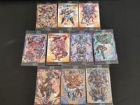 神羅万象チョコ 九邪編 カード まとめ 灼炎王アポロ 巨星男爵スターロン 魂送子爵ハーレクイン 虚傀星ノイン 絡繰子爵ベトルーシュカ 主邪神キュリオテラス 風のラファ エール 大魔導王アーク 煌翼迦焔風フェネキア 真廻魔神オシリス サムネイル 1