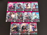 仮面ライダー カブト カード まとめ ヒーロー カブト ハイパーフォーム カブト ライダーフォーム ダークカブト ライダーフォーム 11枚 No.1-021 No.F-028 No.F-041 No.4-041 No.8-025 サムネイル 1