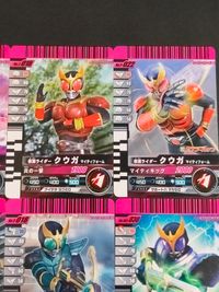 仮面ライダー ライダーズギャラクシー カード まとめ ヒーロー クウガ ドラゴンフォーム クウガ マイティフォーム クウガ ペガサスフォーム クウガ タイタンフォーム 9枚 No.001-026 No.1-018 No.P-022 サムネイル 2