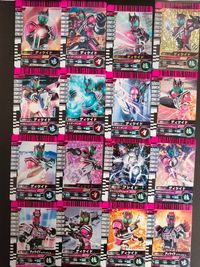 Kamen Rider Decade 16 Cards Lot Japanese TV Blade Datcard サムネイル 1