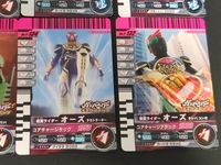 仮面ライダー ガンバライド チョコスナック カード まとめ ヒーロー 仮面ライダーオーズ タカキリバ 仮面ライダーオーズ タトバコンボ 仮面ライダーオーズ タカトラーター 仮面ライダーオーズ プラカワニコンボ 12枚 バンダイ サムネイル 2