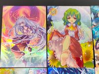 東方雅華乱舞 TRADING CARD カード まとめ 健康長寿 水青の風神少女 氷符「アイシクルフォール」Easy 藤原妹紅 風見幽香 比那名居天子 射命丸文 チルノ リリカ プリズムリバー 6枚 GA6024 GA2006 サムネイル 3