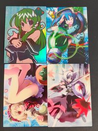 東方雅華乱舞 TRADING CARD カード まとめ 東風谷早苗 河城にとり 秋穣子 犬走椛 4枚 GA5094P GA3069 Surfersparadise 同人トレーディング サムネイル 1