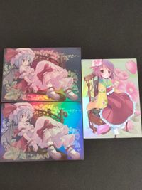 Touhou Project 3 Cards Holo Lot Remilia Scarlet Yuyuko Japanese Game サムネイル 1