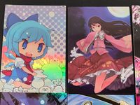 東方雅華乱舞 TRADING CARD カード まとめ キャラクター チルノ 蓬莱山 輝夜 風見 幽香 博麗 霊夢 八雲 紫 ナズーリン 美鈴 伝説の大ナマズ様 河城 にとり 8枚 GA6037 GA6042 GA6049 サムネイル 5