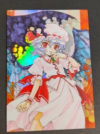 東方絢爛集符 VIP VENUS カード レミリア スカーレット トレカ No.05 アクシア 同人トレーディング