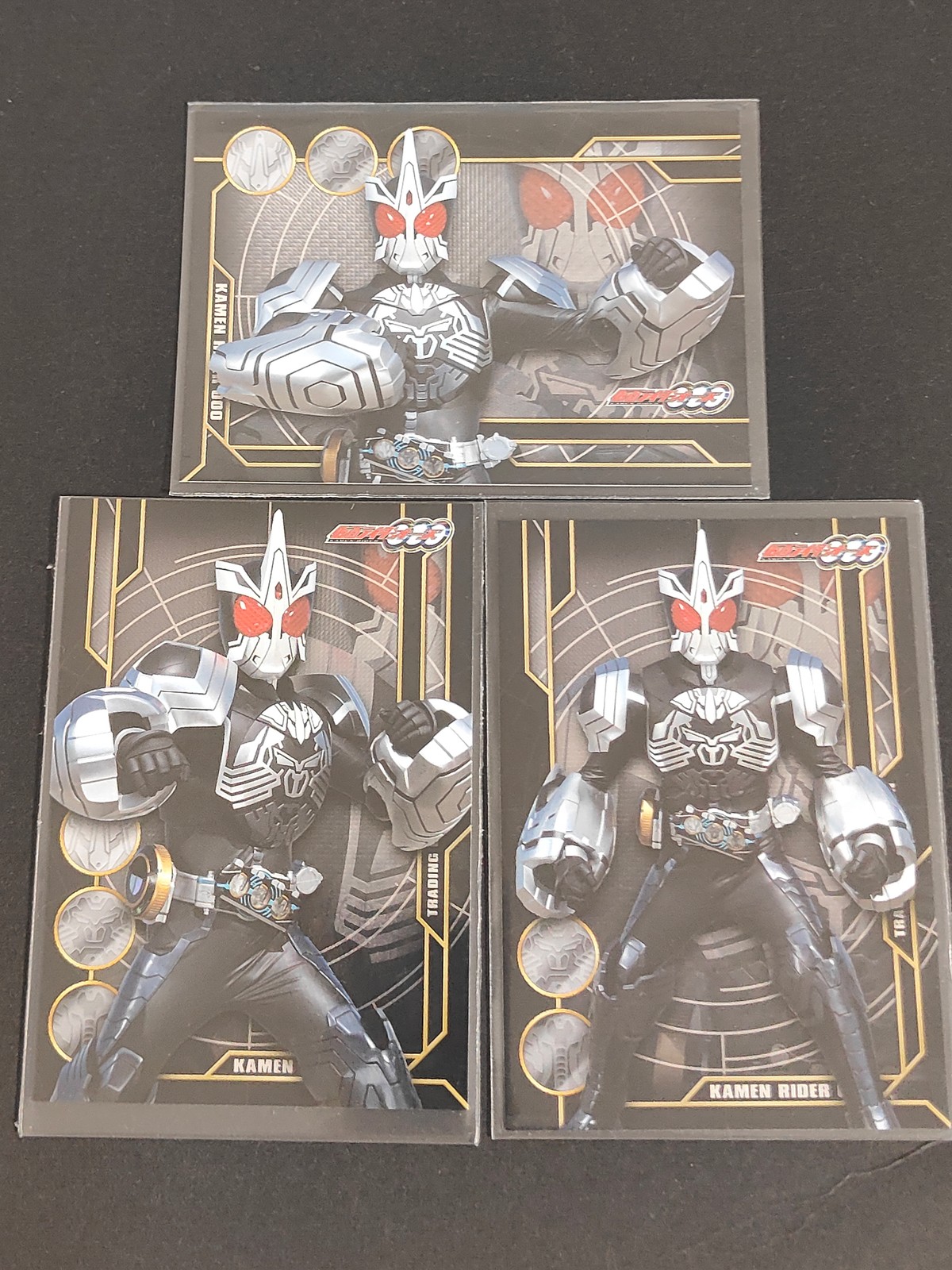仮面ライダーOOO トレーディングコレクション カード まとめ 仮面ライダーOOO 3枚 SP16 SP17 SP18 エンスカイ 食玩トレーディング