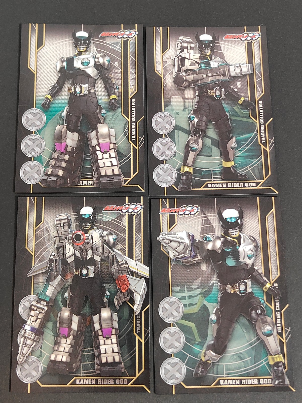 仮面ライダーOOO トレーディングコレクション カード まとめ トレーディングコレクション 仮面ライダーOOO 4枚 SP33 SP34 SP35 SP36 エンスカイ 食玩 トレーディング