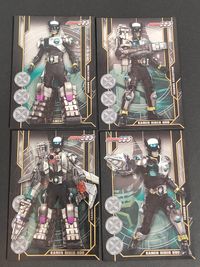 仮面ライダーOOO トレーディングコレクション カード まとめ トレーディングコレクション 仮面ライダーOOO 4枚 SP33 SP34 SP35 SP36 エンスカイ 食玩 トレーディング サムネイル 1